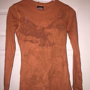 Ladies Harley Davidson Long Sleeve Thermal Shirt
